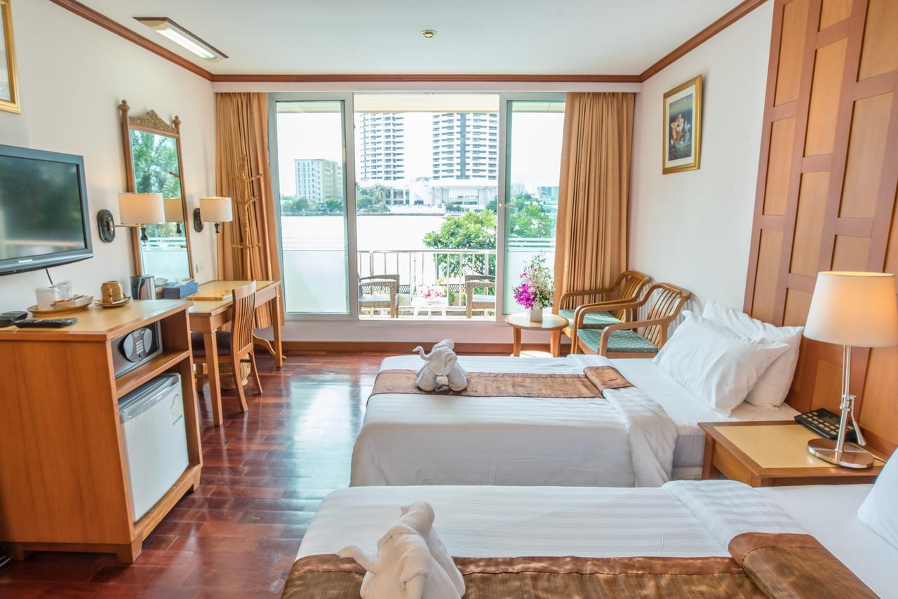 Chambre Lits Jumeaux Deluxe avec Balcon - Vue sur Fleuve